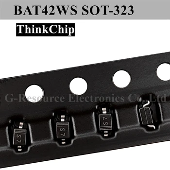 (100vnt) BAT42WS SOD-323 SMD 0805 Schottky diodas BAT42 SOD323 (Ženklu S7)