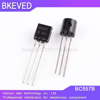 100VNT BC557B TO-92 BC557 TO92 557B naujas triode tranzistorius