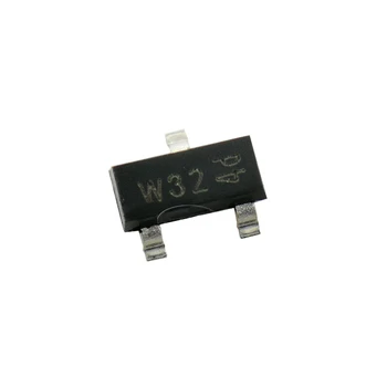 (100vnt) PDTC143XT SOT-23 W32 SMD Triode NPN Tranzistorius