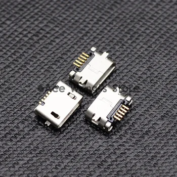 10vnt/DAUG Micro USB 5P,5-pin Micro-USB Lizdas,5Pins Micro USB Jungtis Uodega Įkrovimo lizdas (A20)