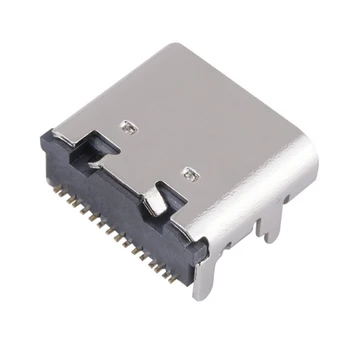 10VNT Micro USB-3.1 Tipas-C 16PIN SMD Female Jungtis Socket DIP 4 Sąsajos Jungtis