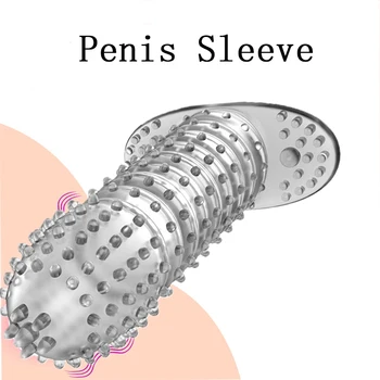 12cm Penis Extender Rankovės Daugkartinio naudojimo Prezervatyvai Varpos Masažas Clit Stimuliatorius Sekso Produktai Vyrams Sekso Žaislai