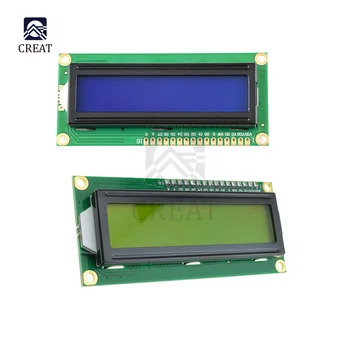 1602 LCD Ekranas Modulis Su IIC I2C TWI SPI Serial Interface Valdybos DC 5V Už Arduino Mėlyna Geltona Ekrano Lempos LCD Modulis