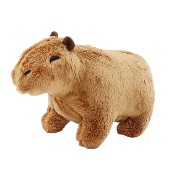 18cm Modeliavimas Capybara Pliušinis Žaislas Purus Capybara Lėlė, Minkšta iškamša Žaislas Vaikams Gimtadienio Dovana Žaislas Namų Kambario Dekoro
