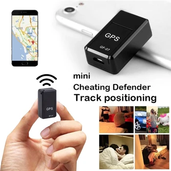 1PCS GF07 Mini GPS Locat Tracker Magnetinio SIM Kortelės Sekimo Prietaisas, Automobilių Pet Realiu Laiku Anti-Lost Įrašymo Finder GSM GPRS LBS