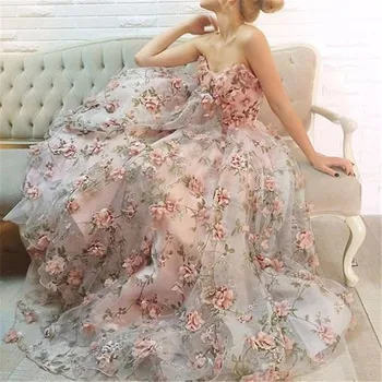 1Yard 3D Gėlės Organza Nėriniais, Šifono Audinio Rozetės Appliques Vestuvių Suknelė Promenadzie Suknelė Raišteliais