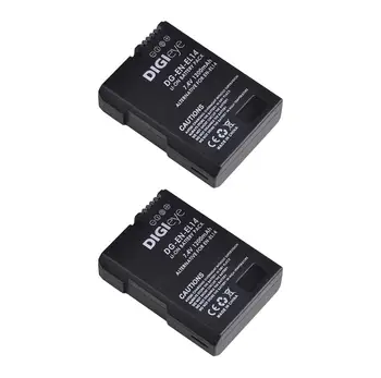 2 Vnt EN-EL14 LT-EL14A Baterija Batteria už Nikon D3100 D3200 D3300 D3400 D3500 D5600 D5100 D5200 P7000 P7800
