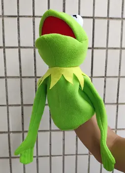 20-40CM mielas Pliušinis Kermit Varlė Vertus Lėlių Burna Juda Muppet Show Pliušinis Gyvūnų Žaislai, Pliušas, Įdaryti Varlė Lėlės