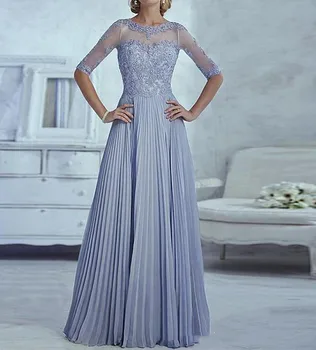 2022 Elegantiškas Motina Nuotakos Suknelės Pusė Rankovės Appliques Mados Užsakymą pagaminti Elegantišką Moterims linija Vestuvės Dress