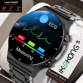 2022 Naujas EKG+PPG Smart Watch Vyrų Sangao Lazeriu Sveikatos Širdies ritmas, Kraujo Spaudimas ir Fitneso Sporto Laikrodžiai IP68 Vandeniui Smartwatch