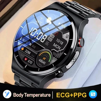 2022 Naujas EKG+PPG Smart Watch Vyrų Širdies ritmas, Kraujo Spaudimas Laikrodžiai Vandeniui Sport Fitness Tracker Smartwatch Už 