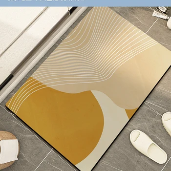 2022 Sugeriantys kilimėliai vonios kambario grindų kilimėliai, neslidžia greitai džiūstantis grindų kilimėliai