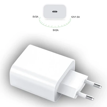 20W Greitas Įkroviklis iPhone 12 AU/ES/JAV/jungtinė karalystė Prijungti ir USB Duomenų Kabelį, Skirtą 