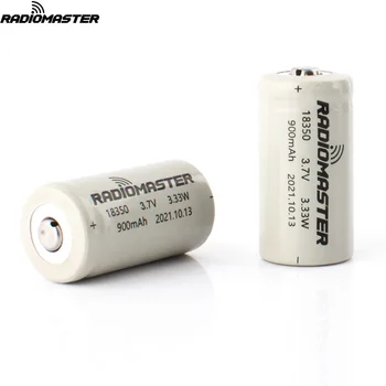 2vnt 3.7 V 900mah 18350 Li-ion Baterija RadioMaster Zorro Siųstuvas