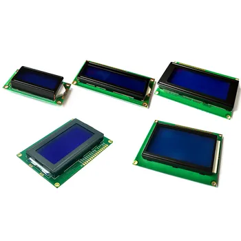 3.3 V Mėlynas Ekranas Baltos spalvos Simbolių LCD modulis Mėlynas apšviečiamas Ekranas LCD 1602 ekranas elektroninių 