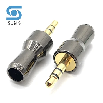 3.5 Ausinių Kištukas 3,5 mm 3 Polių vielos jungtis paauksuoto Vario Stereo Audio Jack Adapteris, skirtas 