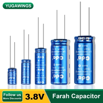 3.8 V Farah Supercapacitor 10F/40F/100F/120F/250F/500F/750F Transporto Kelionės Duomenų Rašytuvas Ličio jonų Super Kondensatorius Kondensatorius