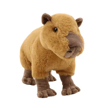 33cm Modeliavimas Capybara Pliušinis Žaislas Kawaii Capybara Įdaryti Lėlė, Minkšta Capybara Pliušinis Gyvūnų Lėlės Vaikams Mergaitės Dovana, Žaislai
