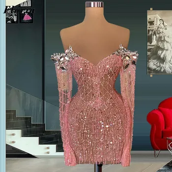 4 Dizaino Prabangūs Duobute Kristalai Homecoming Suknelės Pagal Užsakymą Pagaminti Merginos Vakarinę Suknelę Šalies Klubų Chalatai 2022 Vestidos De Mujer