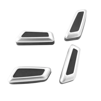 4Pcs Automobilio Salono Sėdynės Reguliavimo Mygtuką Perjungti Padengti Apdaila Pakeisti-Audi A6 A7 C8 Q5 A3, Q3 Q7 Q8