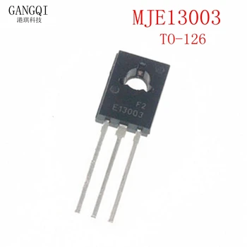 50pcs/daug MJE13003 TO126 E13003 13003 Į-126 Tranzistorius Naujos