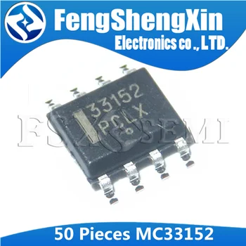 50Pcs MC33152DR2G MC33152 33152 SOP-8 Didelės Spartos Dual MOSFET Drivers IC