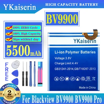 5500mAh DK015 Didelės Talpos Bateriją Blackview BV9900 BV9900 Pro BV9900Pro Išmaniųjų Telefonų Batteria Baterija + Stebėti Kodas
