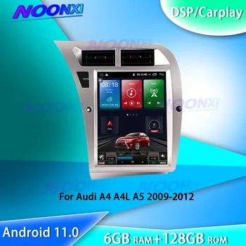 6+128G Audi A4, A4L A5 2009 - 2012 Tesla Ekranas Android 11.0 Automobilio Radijo Multimedia Vaizdo Grotuvas Carplay DSP Navigacija, 2 Din