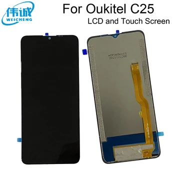 6.52 colių OUKITEL C25 LCD Ekranas+Touch Ekranas skaitmeninis keitiklis Asamblėjos 100%Originalus LCD+Touch skaitmeninis keitiklis skirtas OUKITEL C25 LCD Jutiklis
