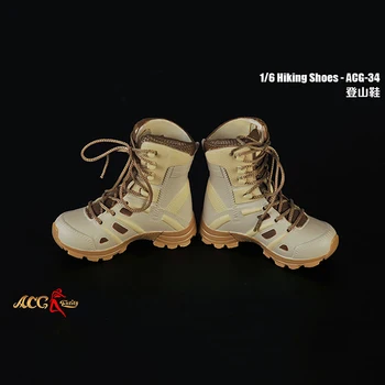 ACG-34 1/6 Kovoti su Alpinizmo Batai Batai Tuščiaviduriai Raišteliais Vyrų Kareivių Batų Modelis Tinka 12