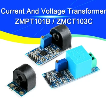 Aktyvus vienfaziai Įtampos Transformatorius Modulis AC Išėjimo Srovė Jutiklis Arduino Mega ZMPT101B 2mA ZMCT103C 5A