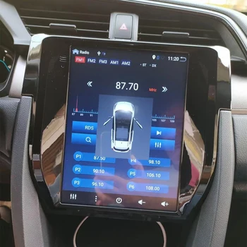 Android 11 Automobilių Radijo Honda CIVIC 2016-2021 Tesla Ekrano Automobilio Multimedijos Vaizdo Grotuvas GPS Navigaciją Carplay DVD Galvos vienetas