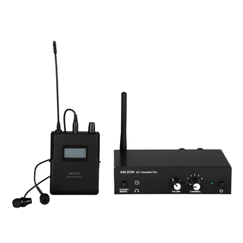 ANLEON S2 UHF Stereo Bevielės stebėjimo Sistemos 4 Dažnių 100-240V Profesionalių Skaitmeninių Etapas-Ausų stebėjimo Sistemos Prietaisas