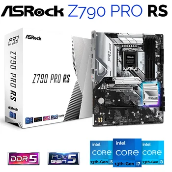 ASROCK Z790 Pro RS LGA 1700 Plokštė DDR5 128 GB Palaiko, 13 Gen 12 Gen Procesorius i3 i5 i7 i9 Pcle5.0 2 M. ATX Naujas