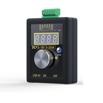 Aukšto tikslumo nešiojamą 0-10V / 0-4-20 ma analoginis įtampos ir srovės signalo generatoriaus derinimo šaltinis kalibratorius