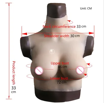 Aukščiausios kokybės C Taurė Transseksualų netikras krūtis Tikroviškas krūties COS falsies Realus Silikoninių Krūtų Formos Dirbtinių Boobs