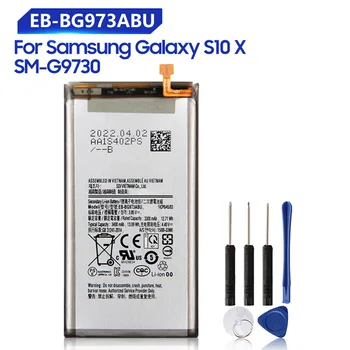 Bateriją EB-BG973ABU SAMSUNG Galaxy S10 X SM-G9730 S10 EB-BG973ABE Įkrovimo Telefono Baterija 3400mAh