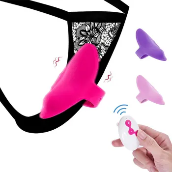Belaidžio Nešiojami Kelnaitės Vibratorius 10 Greičių Vibracija, Nuotolinio Valdymo Oralinis Seksas Klitorio Stimuliatorius Erotinis Sekso Žaislai Moterims
