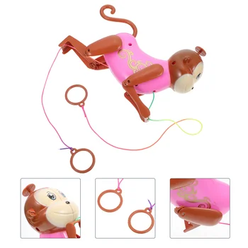  Beždžionė Laipiojimo Vaikai Džiunglėse Interaktyvus Lopšelio S Playset Gyvūnų Figūrėlės Papuošalas Kabo Vonia Lėlės Virvės Traukimas