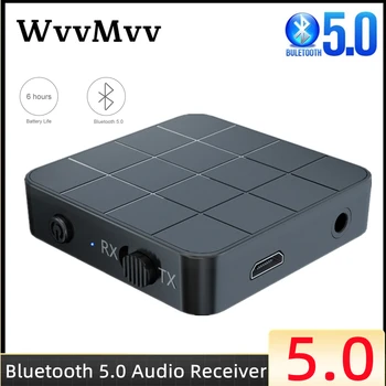 Bluetooth 5.0 Garso Imtuvas, Siųstuvas 3.5 MM AUX RCA Jack Stereo Muzikos 