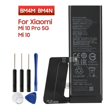 BM4N BM4M Bateriją Už Xiaomi Mi 10 5G Xiaomi Mi 10 Pro 5G Xiaomi 10Pro Telefono Baterijos