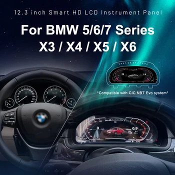 BMW 4/5/6/7 Series X4 X5 X6 F26 F15 F16 LCD Skydelio Grotuvą, Skaitmeninės Cluster Skydelio Daugiafunkcinis Spidometras