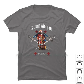 Captain Morgan Lizdą Marškinėliai 100% Medvilnė, Captain Morgan Kanada Organų Lizdą Romas Ada St