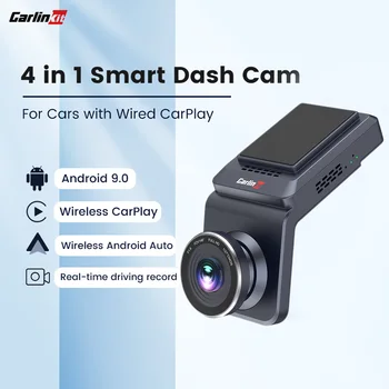 Carplay Brūkšnys Kamera 1080p HD Įrašymo Belaidžio Dvd Video Player 8-core Transliacijos Langelyje Automobilių Skaitmeninio Vaizdo įrašymo Android 9.0 4g+64g