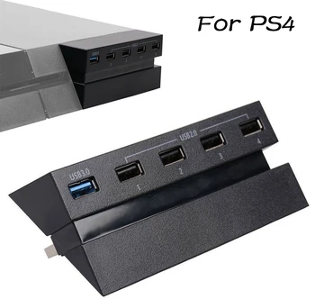 Centras PS4 Žaidimų Konsolių Žaidimai, Priedai 5 Port USB 3.0-2.0, Aukšto greičio Išplėtimo Plokštę PS4 Priimančiosios DC5V