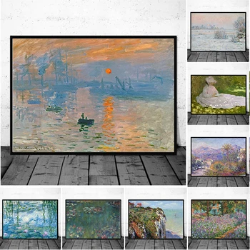 Claude Monet Tiltas Per Tvenkinį, Vandens Lelijos, Galerija, Paroda, Plakatas, Monet Spausdinimo, Plakato Spausdinimas, Sienos Meno Kambarį