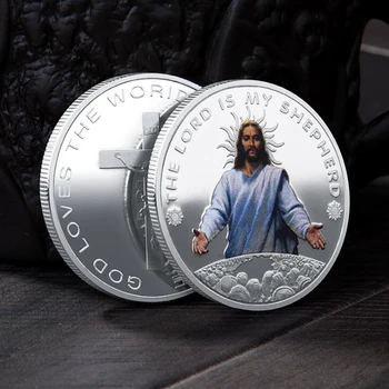 Cristo Redentor Monetos Jėzaus Kristaus Religijos Proginių Monetų Kolekciją Suvenyrų Proginę Monetą Mitas monetos Dievo Dovana monetos