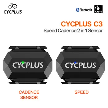 CYCPLUS C3 Cadence Greitis Dvigubas Jutiklis Dviračių Belaidis Spidometras ANT Bluetooth Vandeniui Dviračiai, Dviračių Aksesuarai