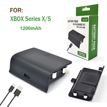 Daugkartinio įkrovimo Baterija XBOX Serijos S Valdytojas 1200mAh Wireless Gamepad Bateriją XBOX Serijos X