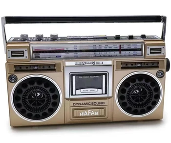 Didelės Galios Karšto Parduoda Aukštos klasės Stiliaus Didelis Radio-cassette Recorder su FM/AM/SW 1-2 Įrašymo Funkcija